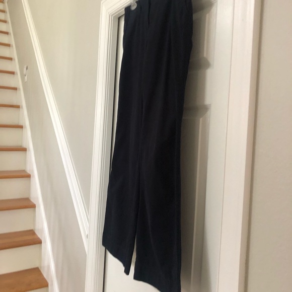 J. Crew Navy City Fit Cotton Wide Leg Flare Chino Pants - Picture 13 of 16